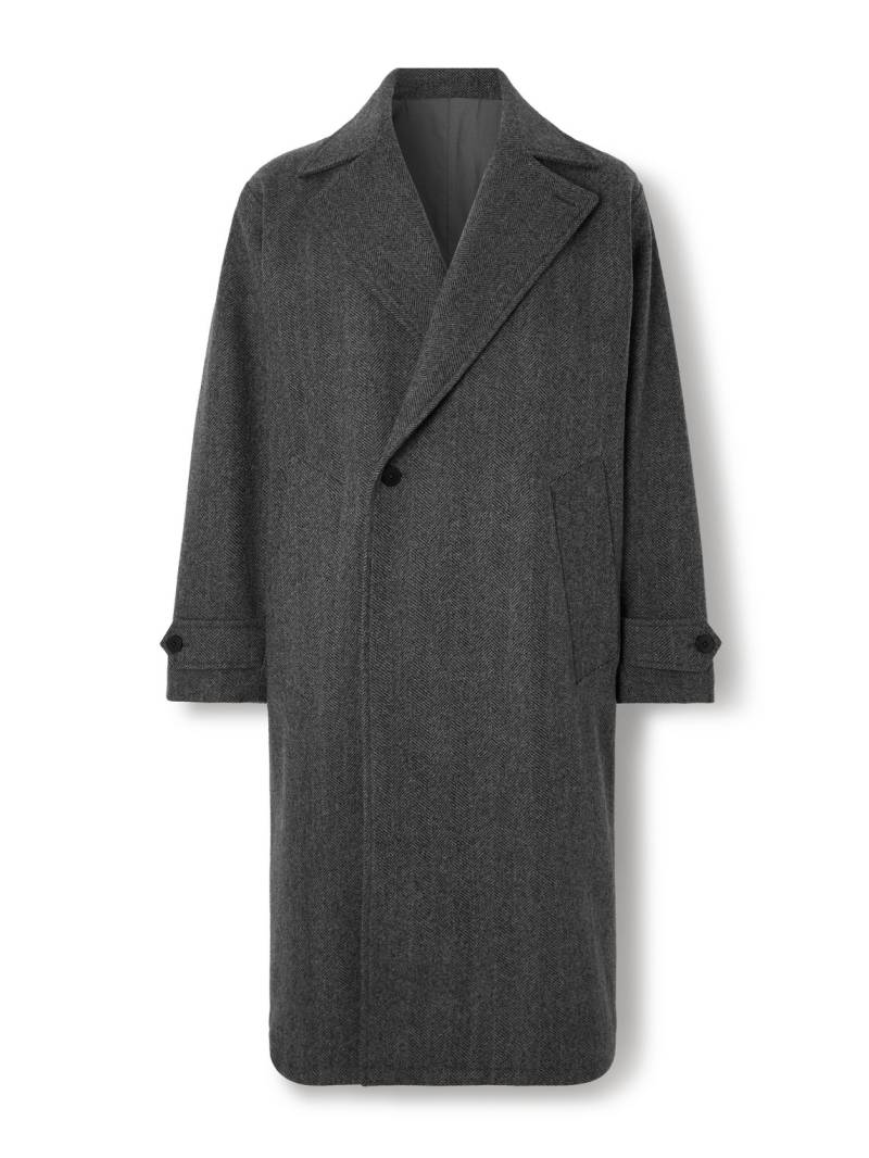 Stòffa - Asymmetric Wool Coat - Men - Gray - IT 48 von Stòffa
