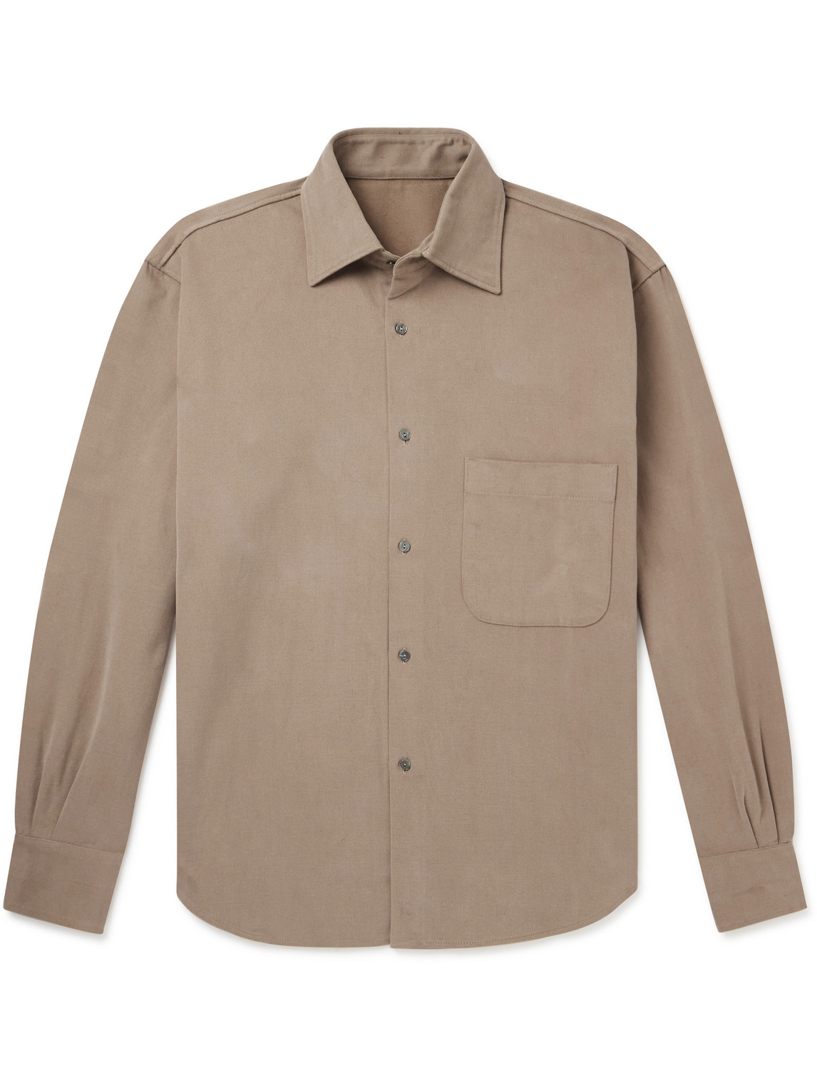 Stòffa - Cotton-Twill Shirt - Men - Neutrals - IT 48 von Stòffa