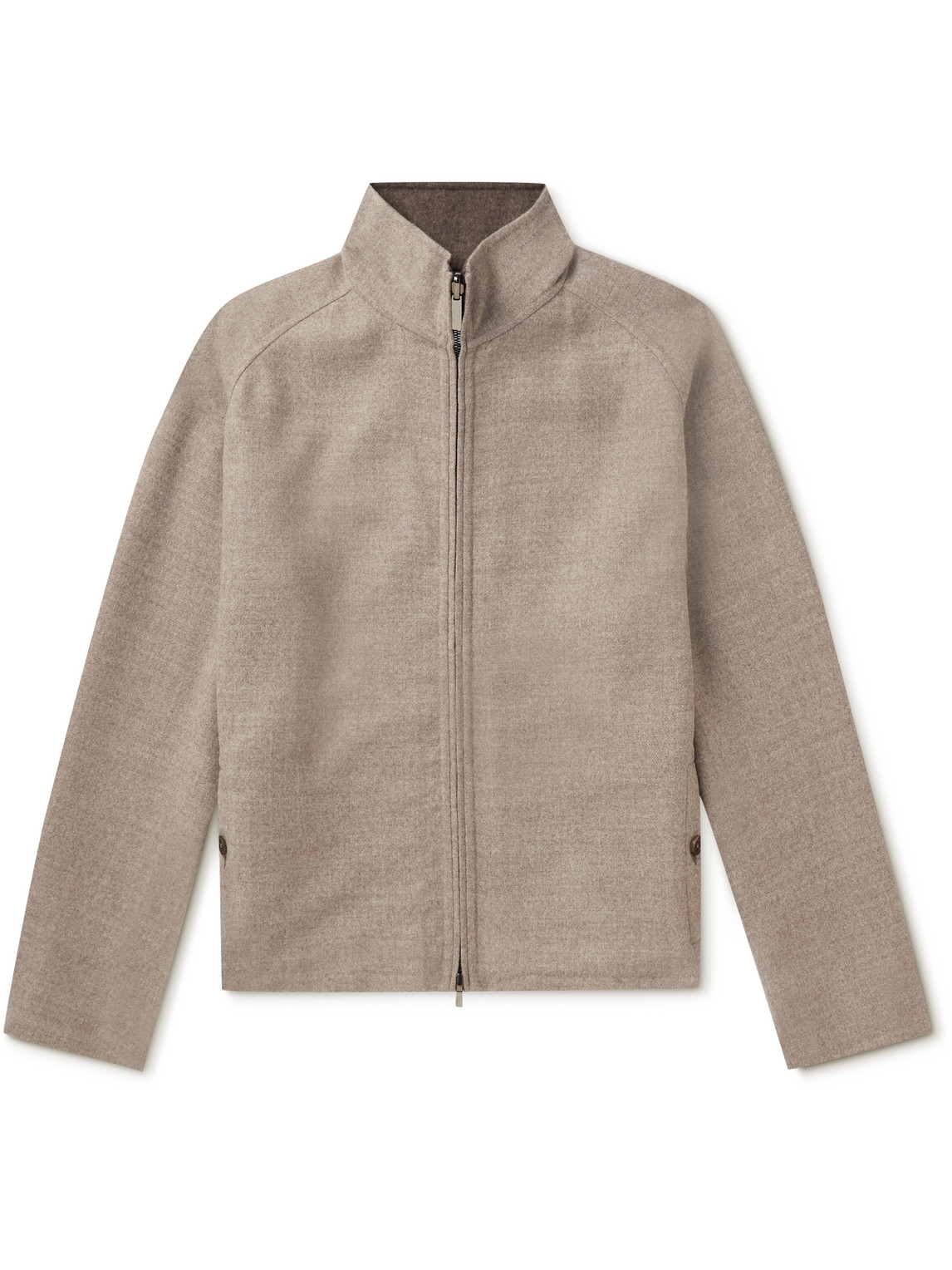 Stòffa - Reversible Wool Merino Blouson Jacket - Men - Gray - IT 52 von Stòffa