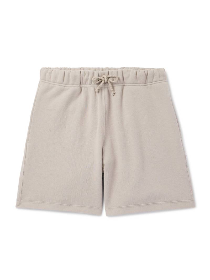 Stòffa - Straight-Leg Cotton-Terry Drawstring Shorts - Men - Brown - IT 54 von Stòffa