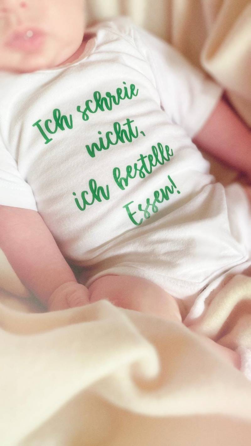 Bügelbild Baby, Ich Schreie Nicht, Ich Bestelle Essen, Dina5 Bügelbild Baby, Ich Schreie Nicht, Ich Bestelle Essen, Dina5 von StofferiaJAJOMA