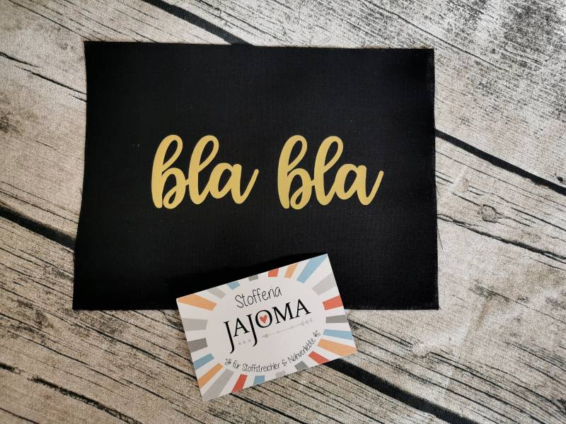 Bügelbild Bla Oder Mimimi von StofferiaJAJOMA