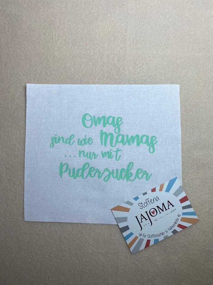 Bügelbild Oma Bügelbild Oma von StofferiaJAJOMA