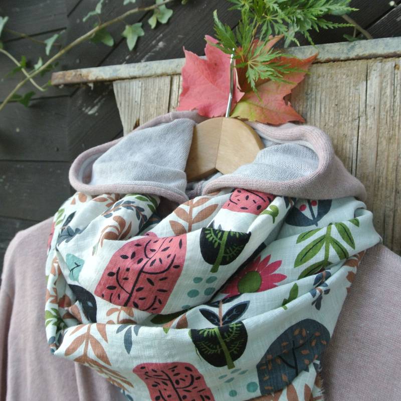 Ein Loop | Weiß/Gemustert Aus Baumwolle Und Ramie, Geschenke, Nachhaltig, Baumwolle, Zero Waste, Keinplastik, Vegan Ein Loop | Weiß/Gemustert Aus Baumwolle Und Ramie, Geschenke, Nachhaltig, Baumwolle, Zero Waste, Keinplastik, Vegan von Stoffine