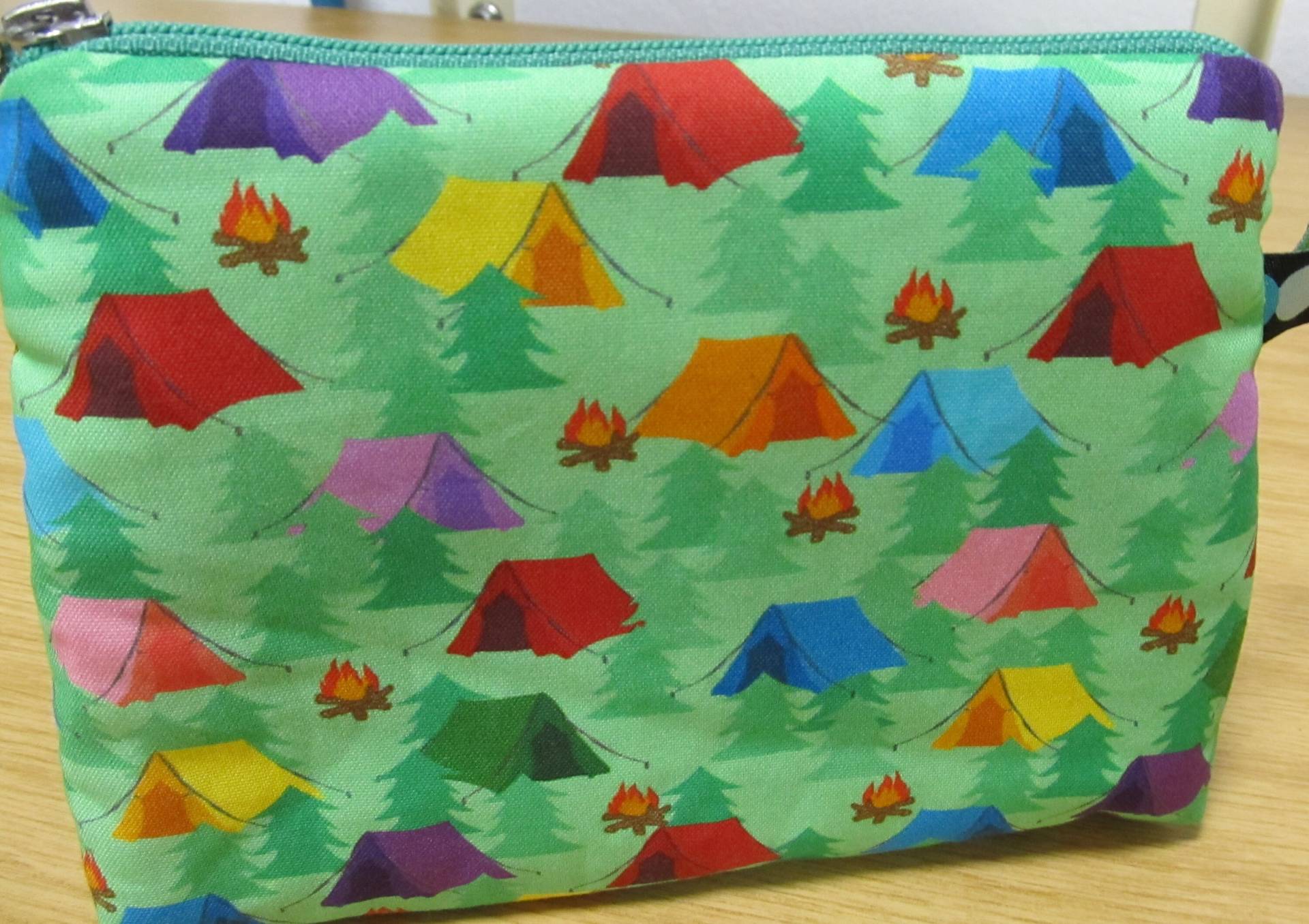 Kosmetiktasche Kulturbeutel Schminktasche Camperzelte Kosmetiktasche Kulturbeutel Schminktasche Camperzelte von StoffladenMartina