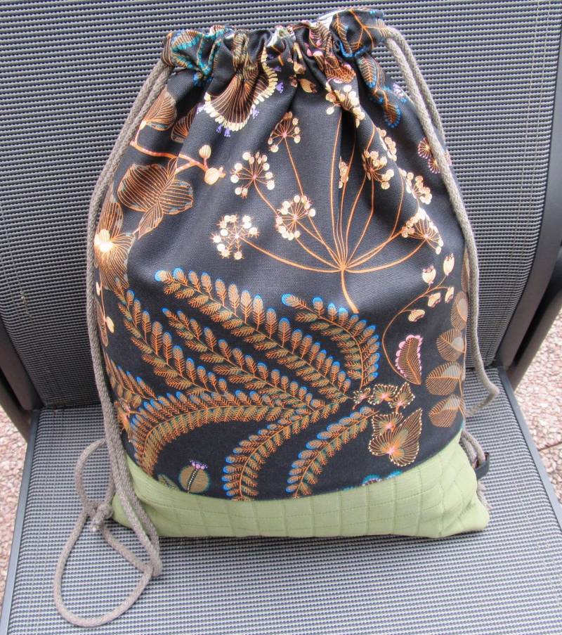 Bobbeltasche Projekttasche Turnbeutel Rucksack Pusteblume Wäschebeutel Wäschesack von StoffladenMartina