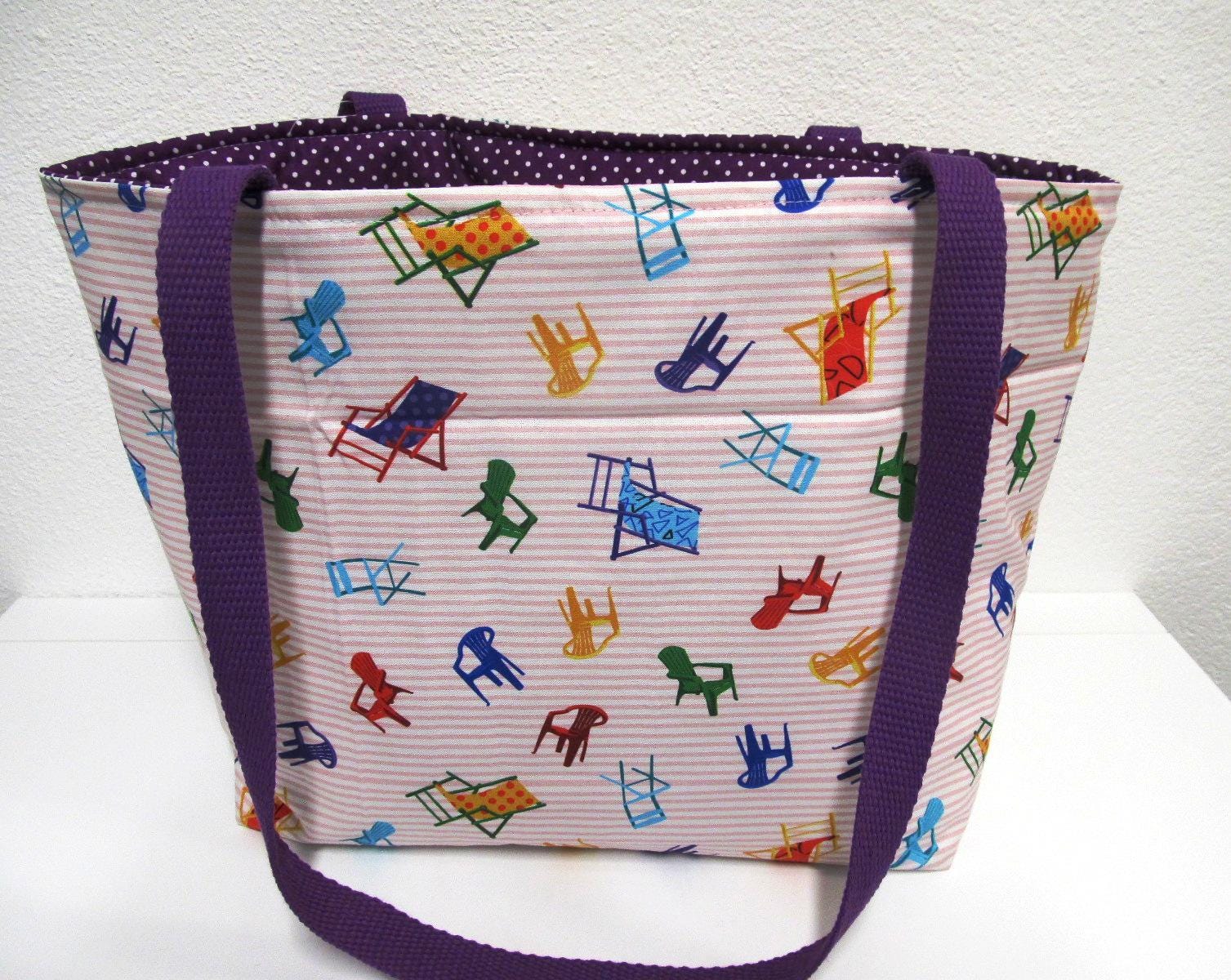 Waschhaustasche Camping Liegestuhl Zelten Shopper Wohnwagen Einkaufstasche Waschhaustasche Camping Liegestuhl Zelten Shopper Wohnwagen Einkaufstasche von StoffladenMartina