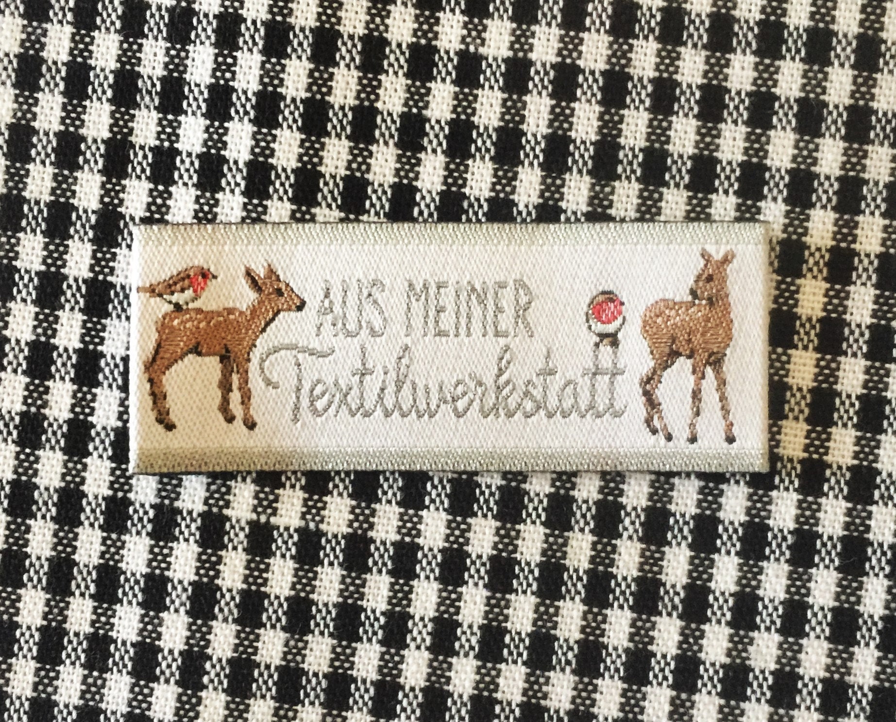 Aufnäher "Aus Meiner Textilwerkstatt" von StoffligerFirlefanz