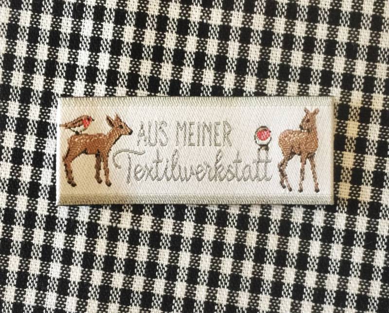 Aufnäher "Aus Meiner Textilwerkstatt" von StoffligerFirlefanz