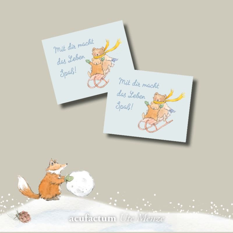 Aufnäher "Bären Schlittenfahrt" von StoffligerFirlefanz