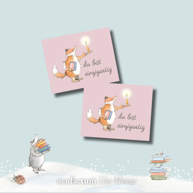 Aufnäher "Lesefuchs" von StoffligerFirlefanz