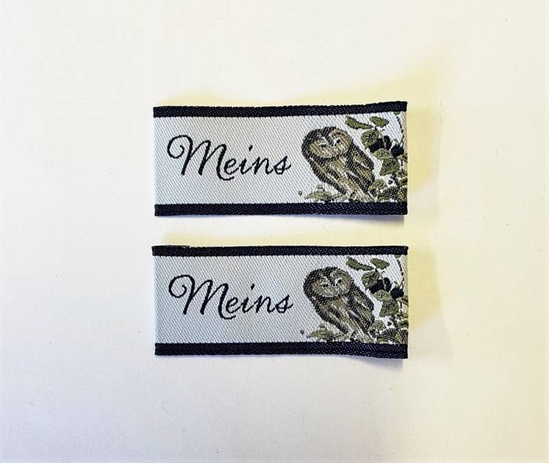 Aufnäher "Meins - Eule" von StoffligerFirlefanz