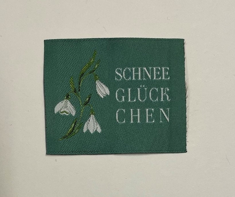 Aufnäher "Schneeglückchen" von StoffligerFirlefanz