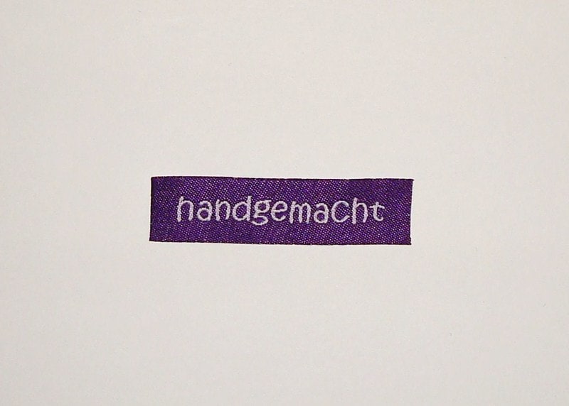 Etiketten, "Handgemacht", Lila Etiketten, "Handgemacht", Lila von StoffligerFirlefanz