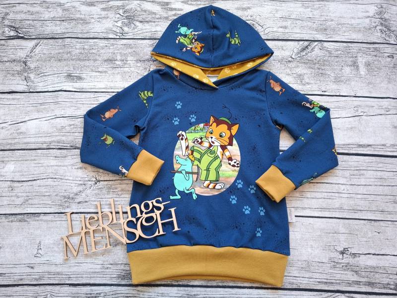 Hoodie Klein Findus Und Die Mucklas - Kapuzenpullover Pettersson & Für Mädchen Jungs von Stoffloewe