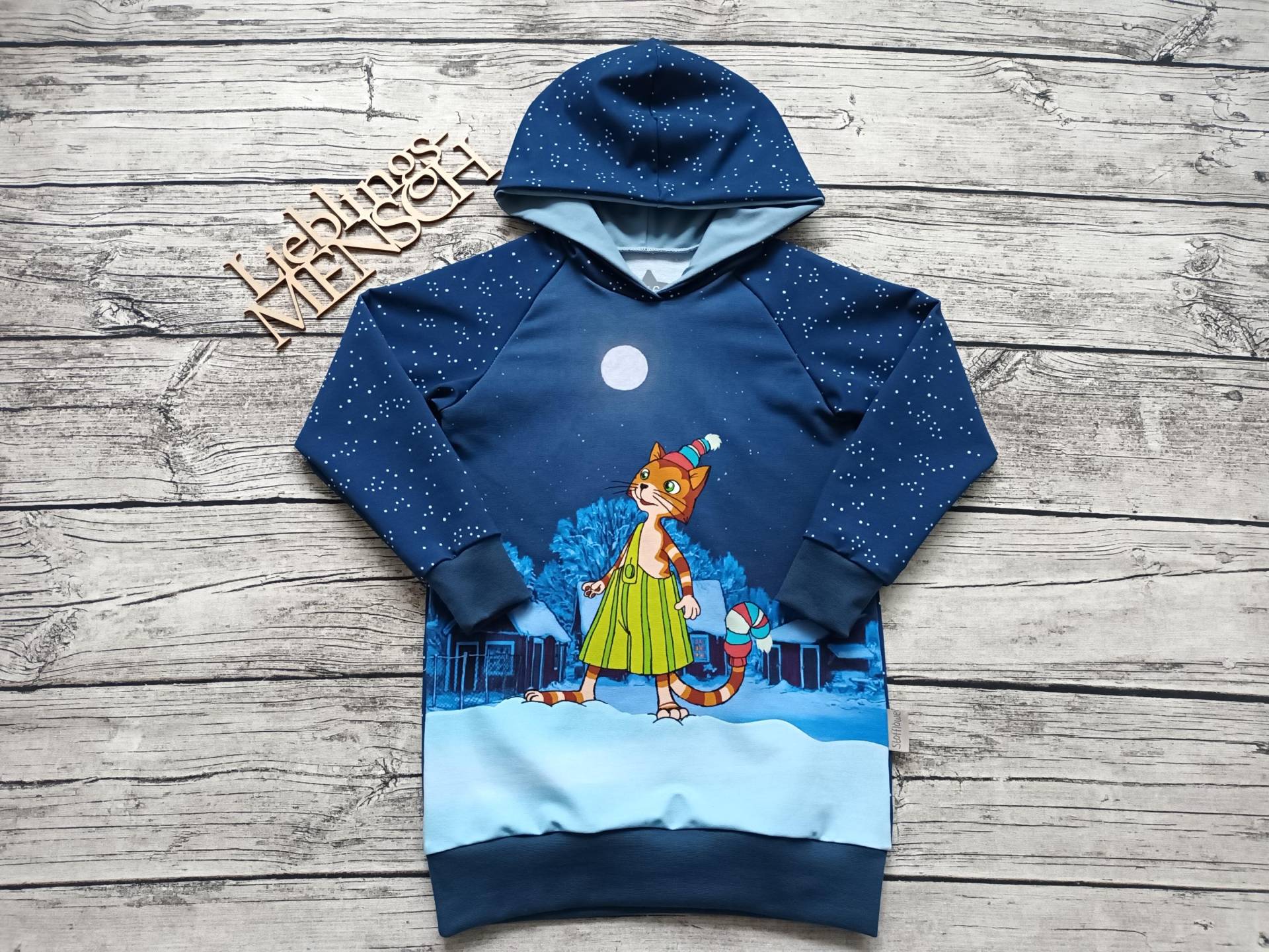 Kapuzenpullover Pettersson & Findus Winternacht - Hoodie/Pullover Für Mädchen Und Jungs Dunkelblau Kapuzenpullover Pettersson & Findus Winternacht - Hoodie/Pullover Für Mädchen Und Jungs Dunkelblau von Stoffloewe