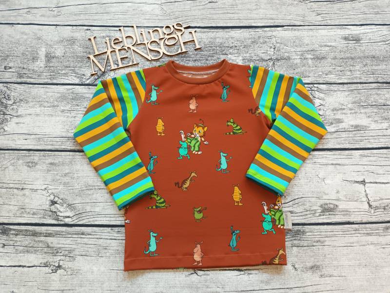 Letztes Größe 104 Langarmshirt Klein Findus Und Die Mucklas - Pullover Für Mädchen Jungs von Stoffloewe