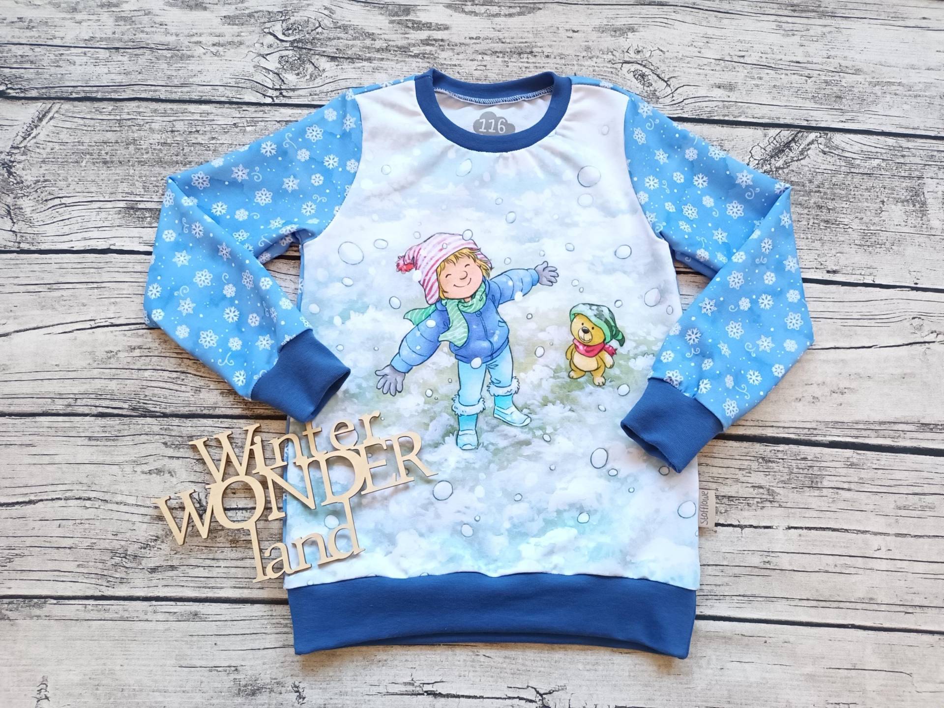 Letztes Größe 116 Sweatshirt Meine Freundin Conni Im Schnee - Pullover Für Mädchen Und Jungs von Stoffloewe