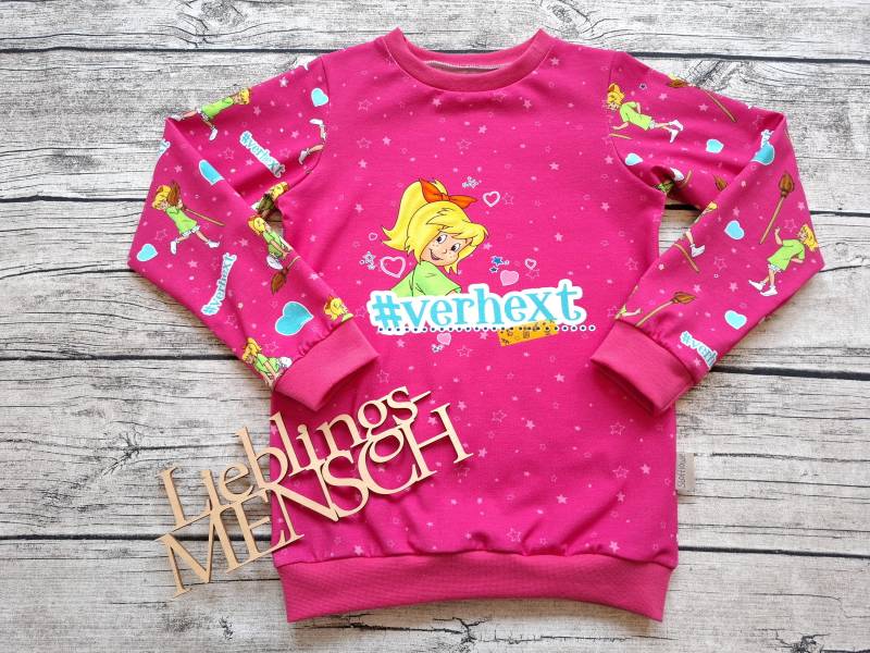 Pullover Bibi Blocksberg - Für Mädchen Pink von Stoffloewe