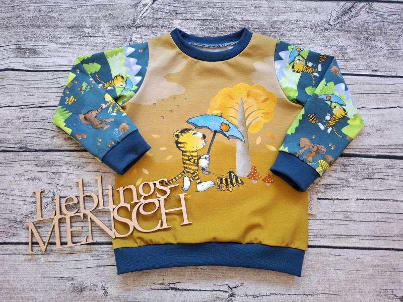Pullover Janosch Tiger, Bär Und Tigerente - Herbstpullover Für Mädchen Jungs von Stoffloewe