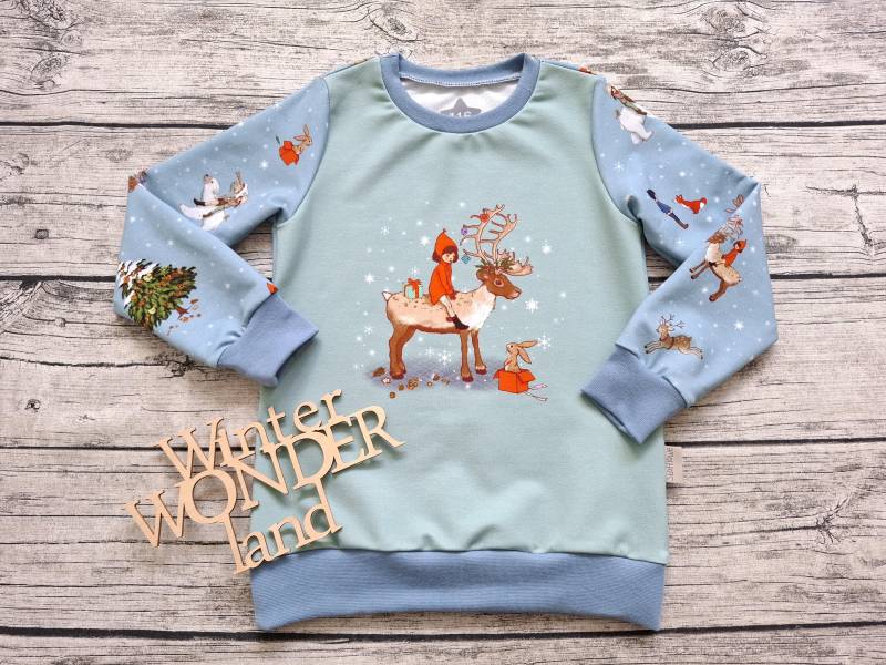 Sweatshirt Belle & Boo Weihnachtszeit - Pullover Für Mädchen Und Jungs Sweatshirt Belle & Boo Weihnachtszeit - Pullover Für Mädchen Und Jungs von Stoffloewe