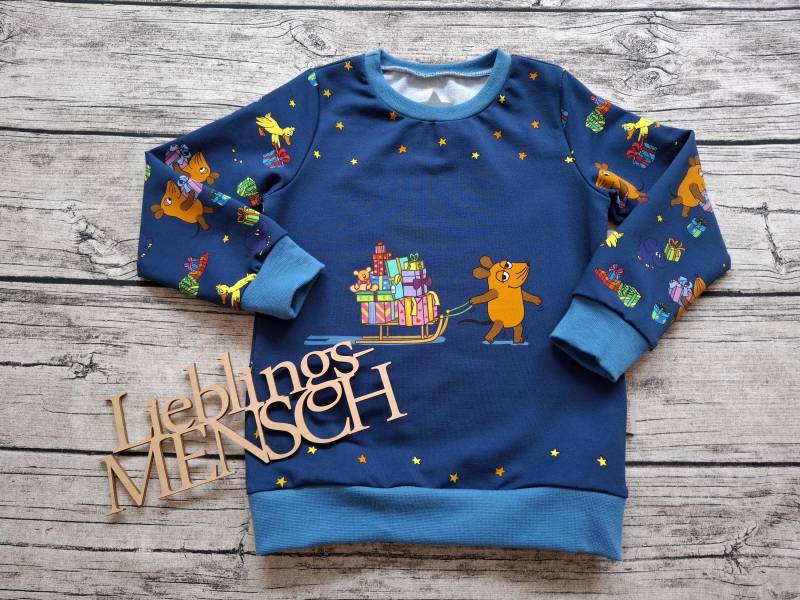 Sweatshirt Die Sendung Mit Der Maus, Elefant Und Ente von Stoffloewe