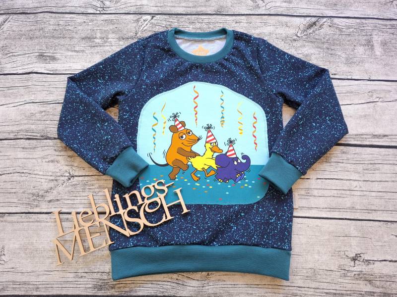 Sweatshirt Die Sendung Mit Der Maus Geburtstag von Stoffloewe