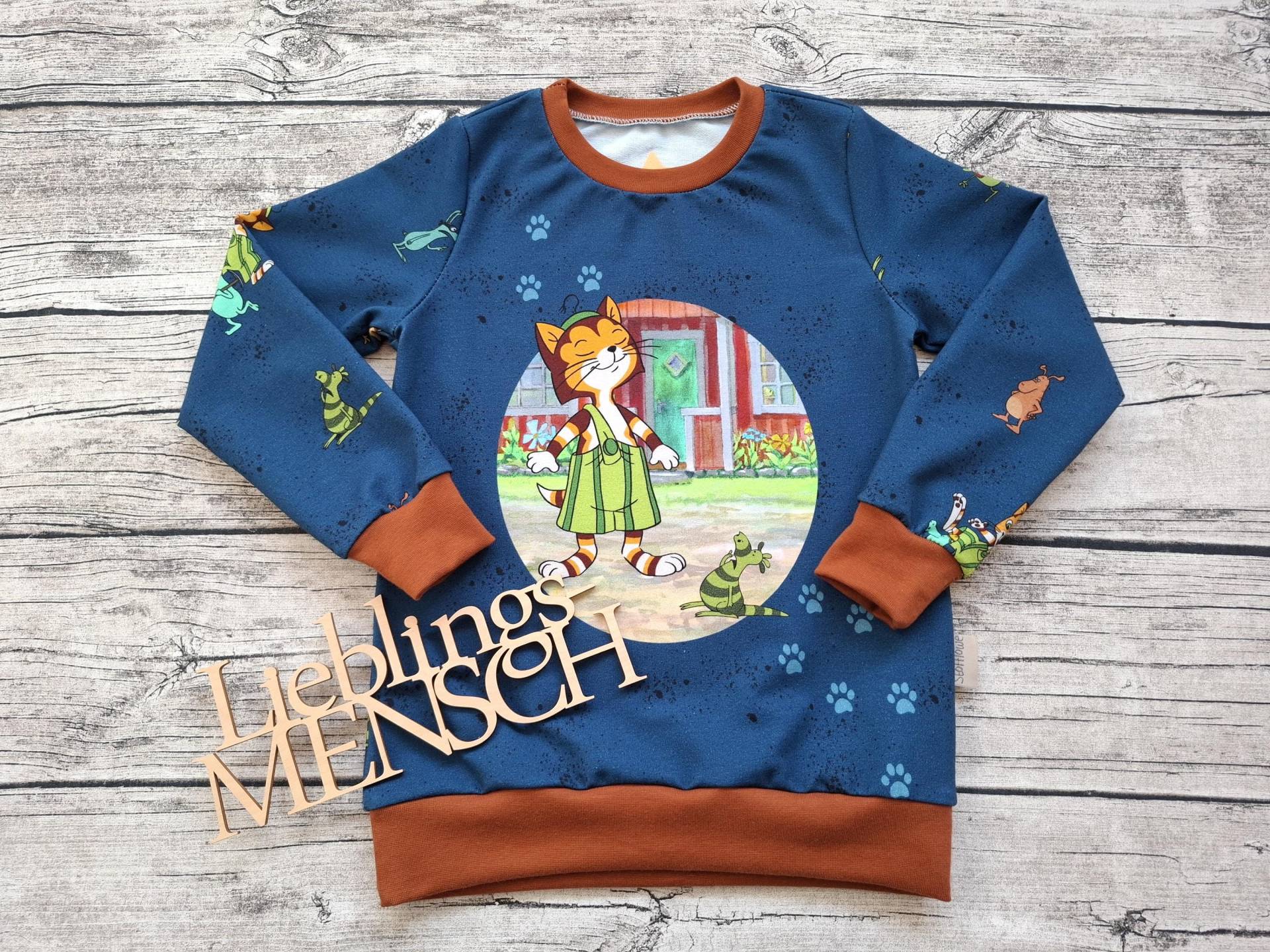 Sweatshirt Klein Findus & Die Mucklas - Pullover Pettersson Und Für Mädchen Jungs von Stoffloewe