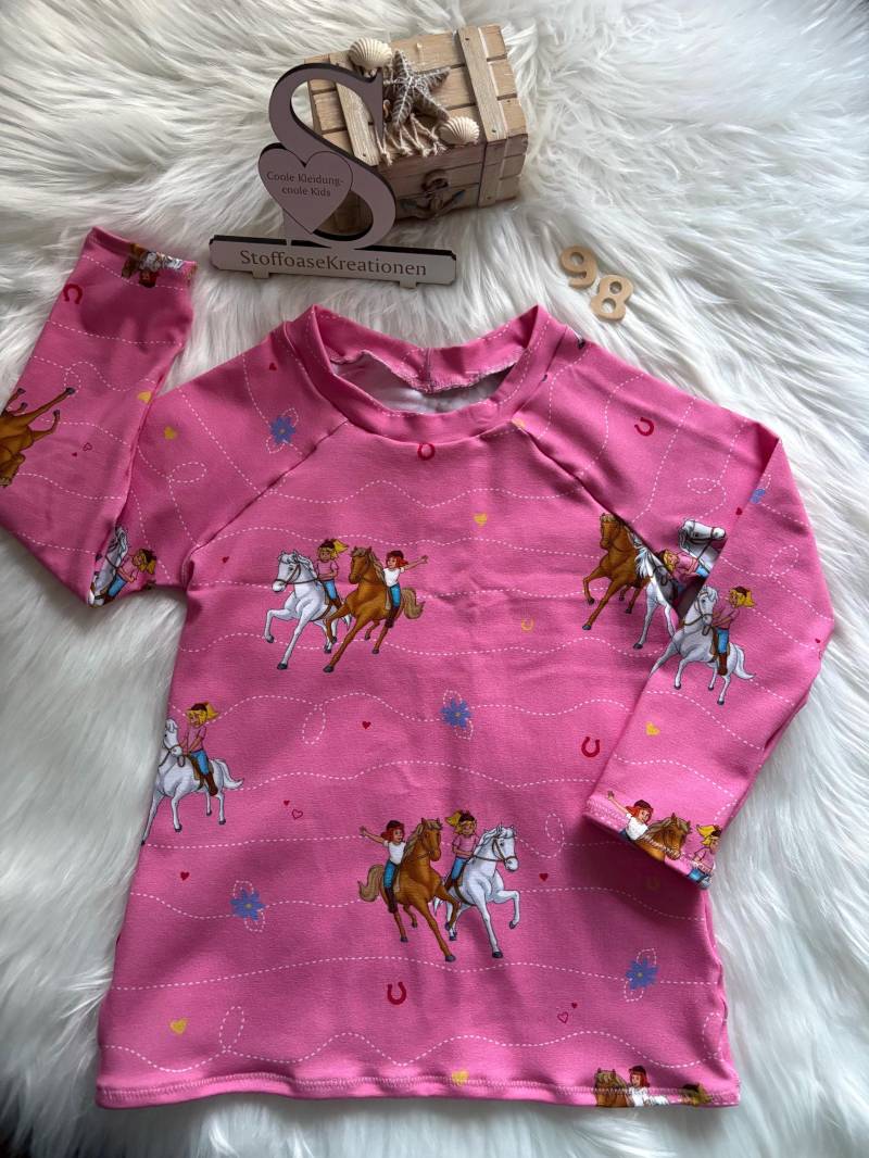 Sweatshirt Bibi Und Tina Größe 98 von StoffoaseKreationen