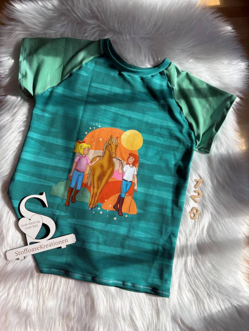 T-Shirt Bibi Und Tina Wildfang Größe 128 von StoffoaseKreationen