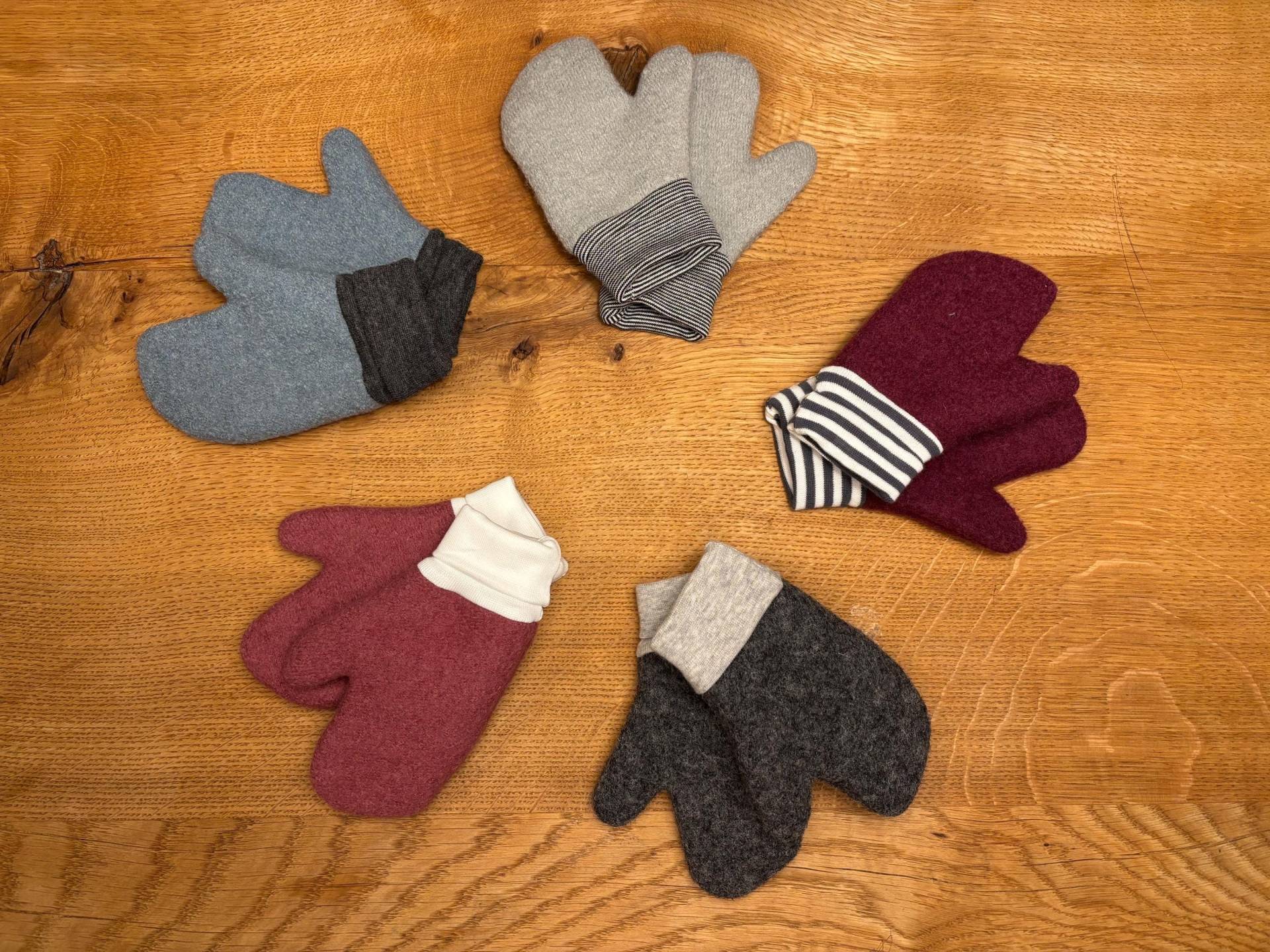 Gefütterte Walkhandschuhe Für Babys Und Kinder von StoffpoesiebyMartina