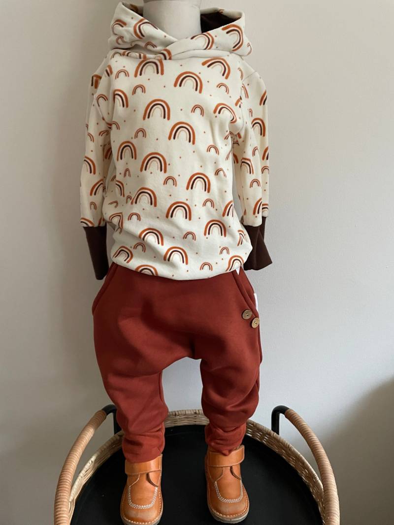 Hoodie Aus Nicky - Regenbogen von Stoffremise