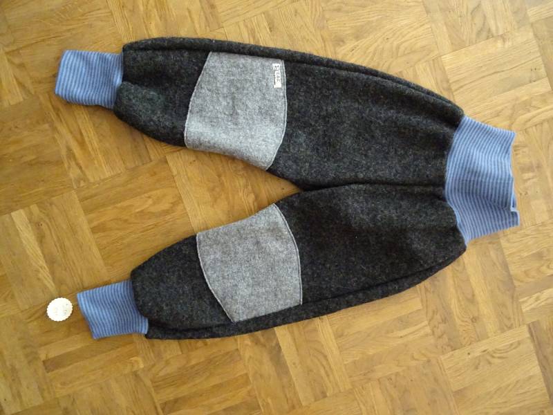 Wollwalkhose Mit Kniepatches - Viele Farben von Stoffremise