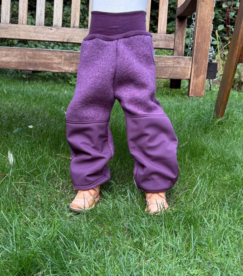 Wollwalkhose Für Kinder Mit Softshellverstärkung von Stoffremise