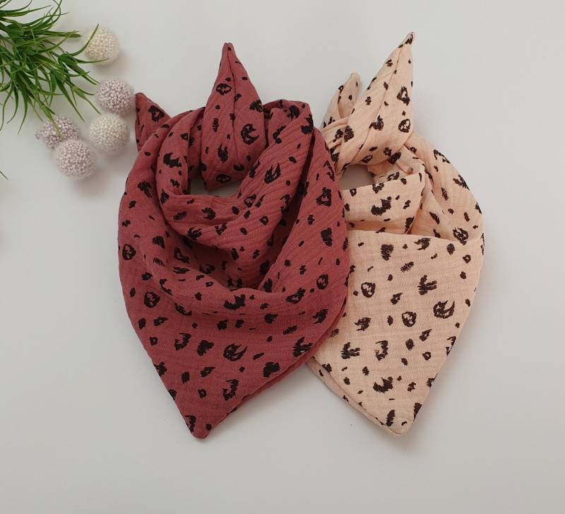 Musselintuch Baby Leo Dreieckstuch Halstuch Babyhalstuch von Stoffschaetze