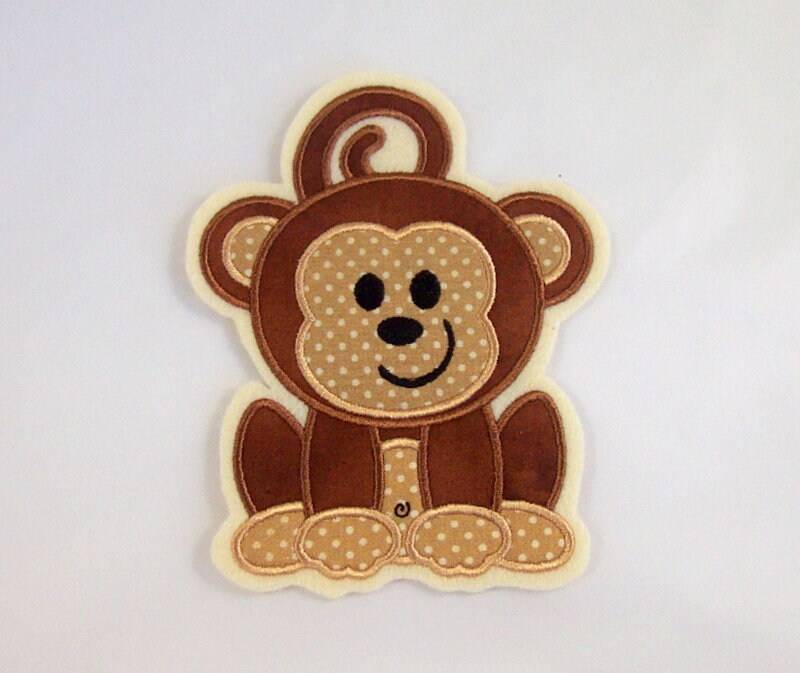 Affen-Applikation von StoffzauberDesign