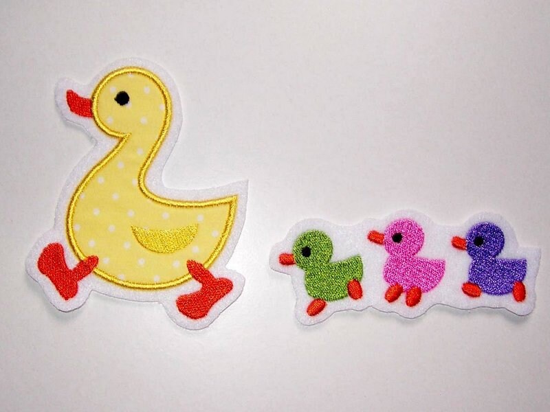 Applikation "Entenfamilie" Applikation "Entenfamilie" von StoffzauberDesign