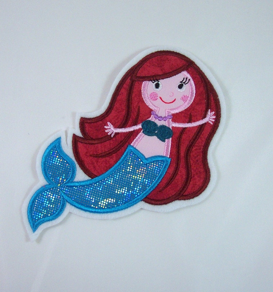 Applikation-Meerjungfrau, Nixe von StoffzauberDesign