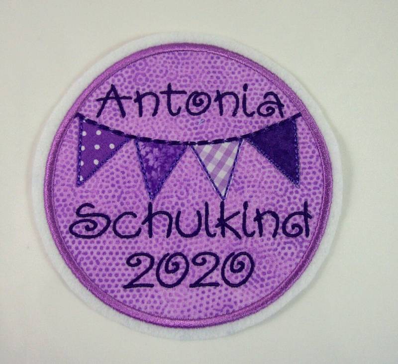 Applikation Mit Wunschtext, Aufbügler von StoffzauberDesign