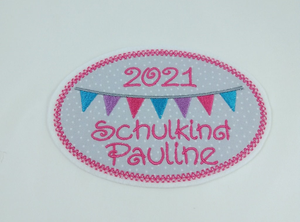 Applikation Mit Wunschtext, Aufbügler von StoffzauberDesign