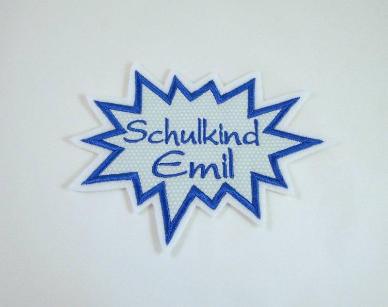 Applikation Mit Wunschtext, Aufnäher von StoffzauberDesign