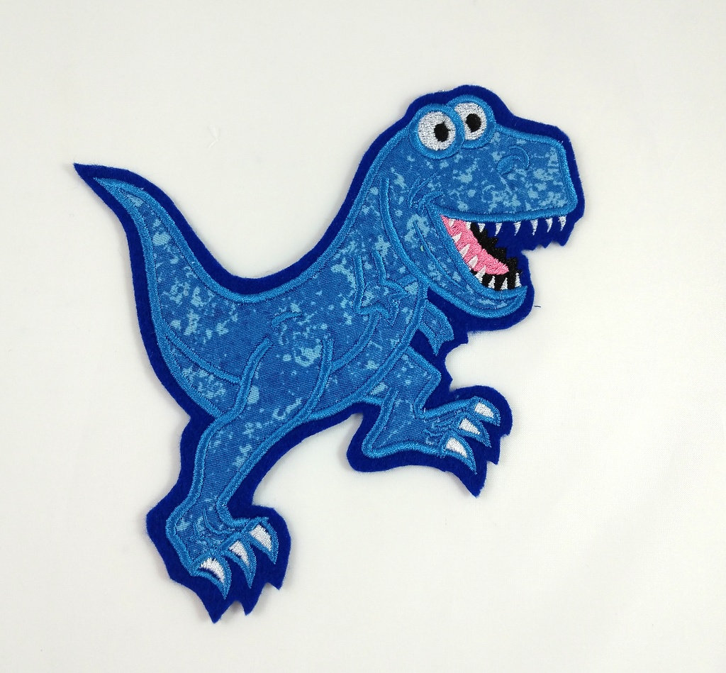 Dino-Applikation, Aufnäher von StoffzauberDesign