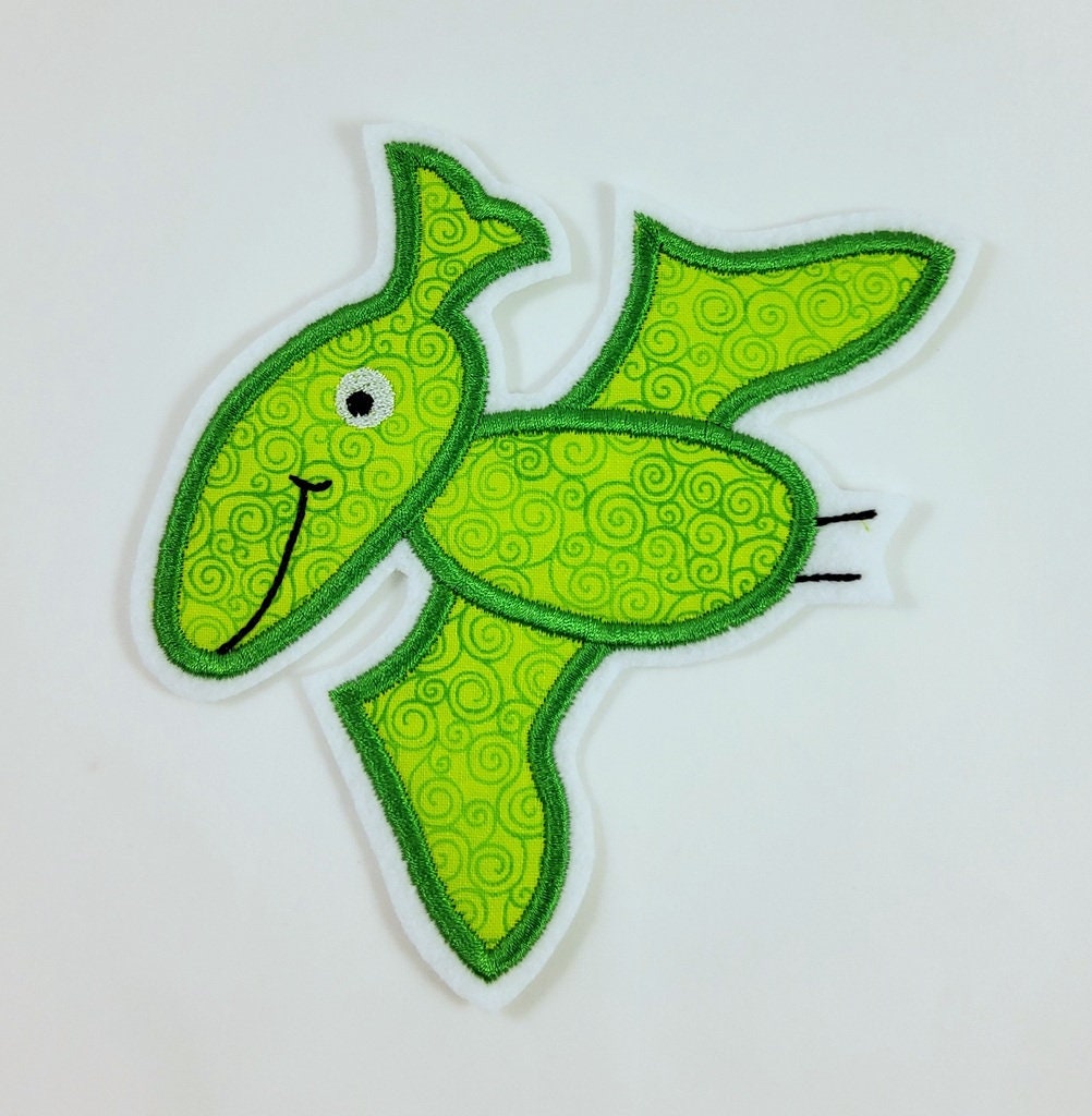 Dino-Applikation, Aufnäher Dino-Applikation, Aufnäher von StoffzauberDesign