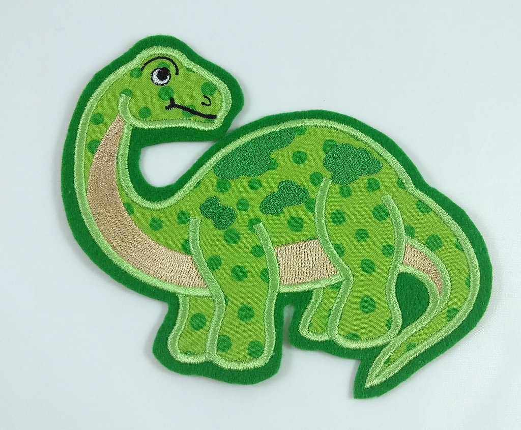 Dino-Applikation, Aufnäher Dino-Applikation, Aufnäher von StoffzauberDesign