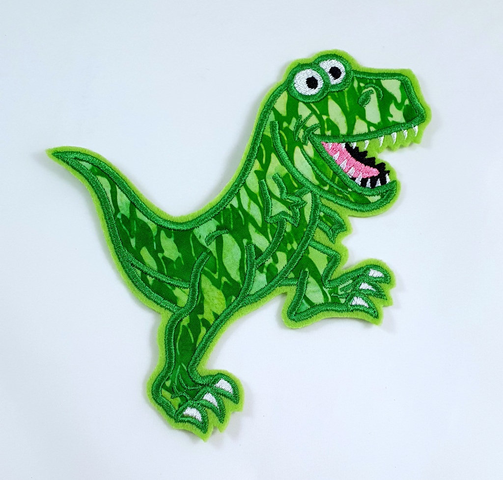 Dino-Applikation, Aufnäher Dino-Applikation, Aufnäher von StoffzauberDesign