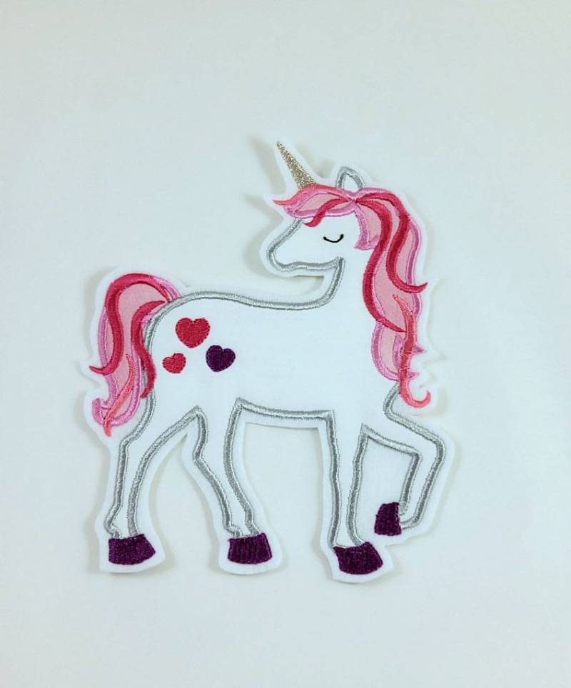 Einhorn-Applikation von StoffzauberDesign