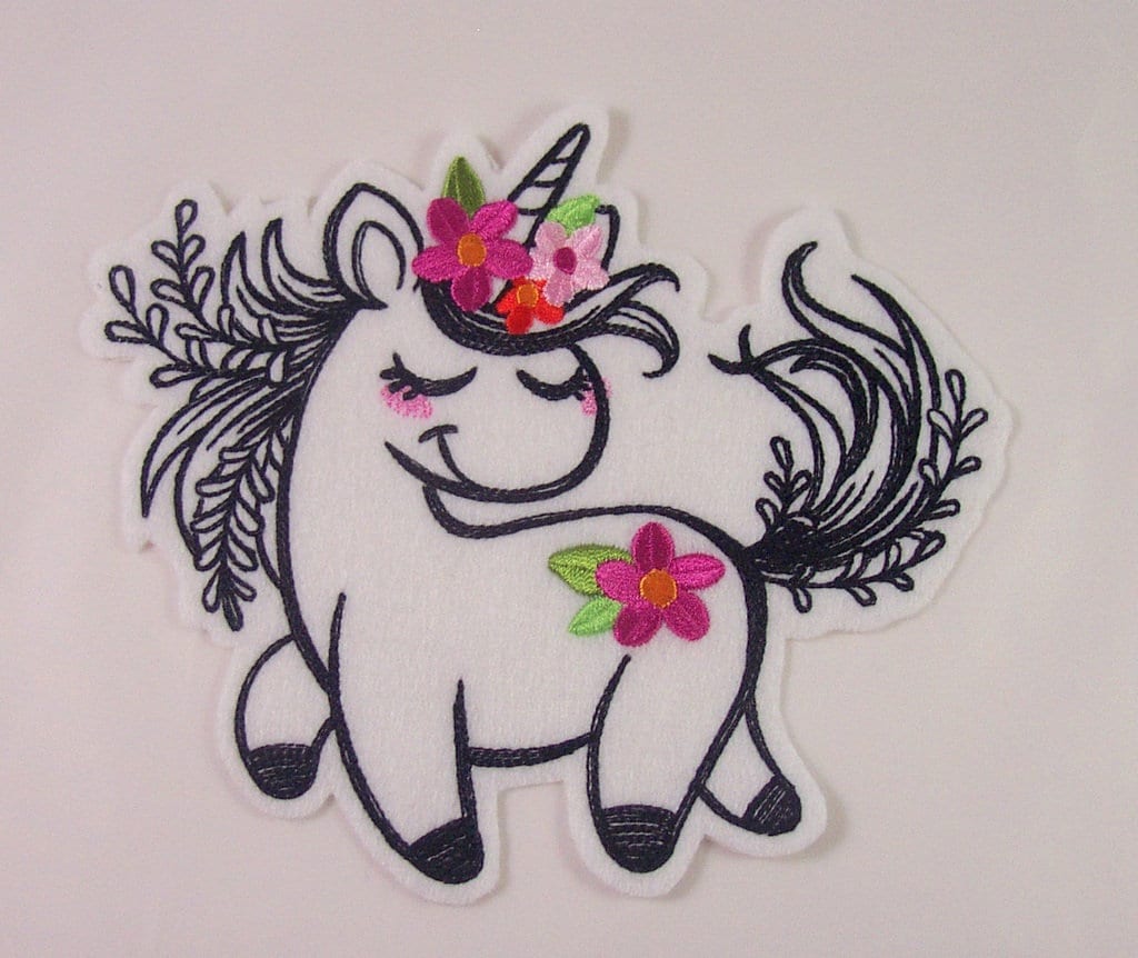 Einhorn-Applikation von StoffzauberDesign