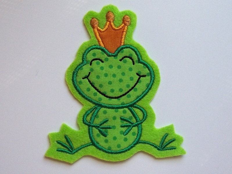 Froschkönig-Applikation von StoffzauberDesign