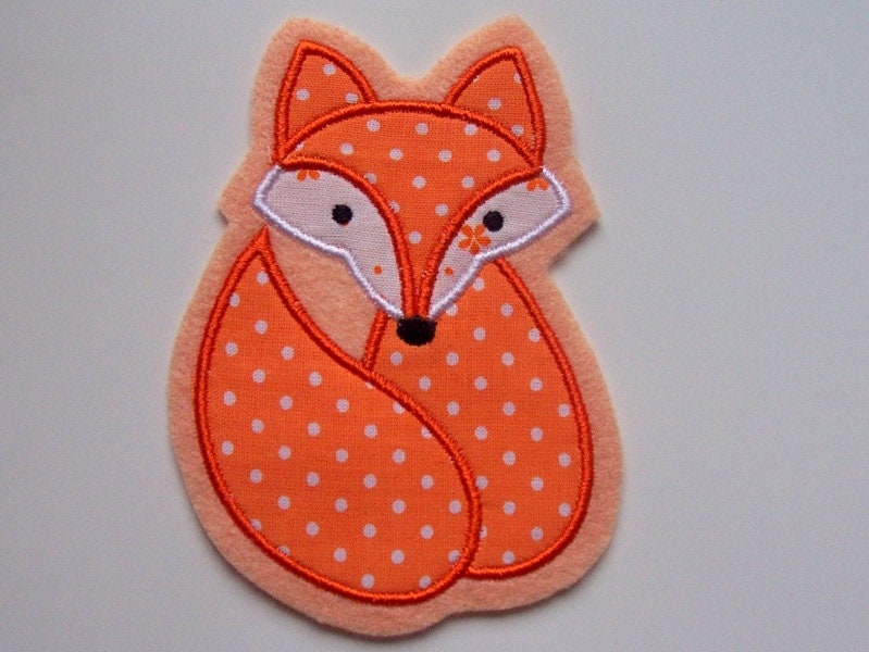 Fuchs-Applikation, Aufnäher Fuchs-Applikation, Aufnäher von StoffzauberDesign