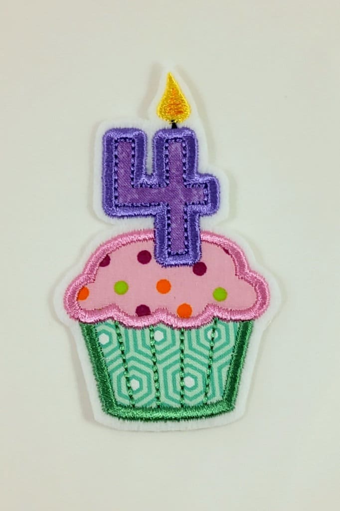 Geburtstags Applikation, Aufnäher Geburtstags Applikation, Aufnäher von StoffzauberDesign